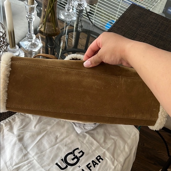 Telfar x UGG Brown Shearling med Tote Bag - Picture 5 of 5